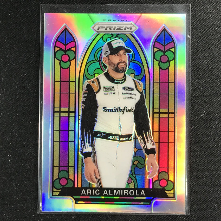 2020 Prizm Racing ARIC ALMIROLA Stained Glass Silver #61	3-Cherry Collectables