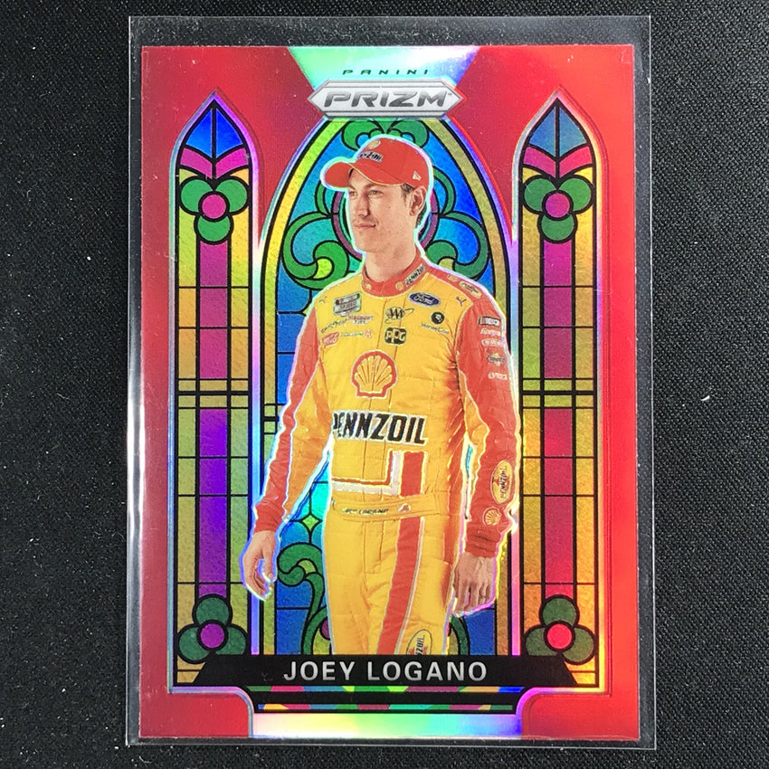 2020 Prizm Racing JOEY LOGANO Stained Glass Red #65	2-Cherry Collectables