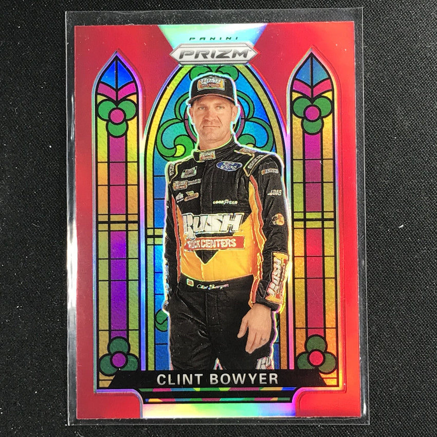 2020 Prizm Racing CLINT BOWYER Stained Glass Red #69-Cherry Collectables