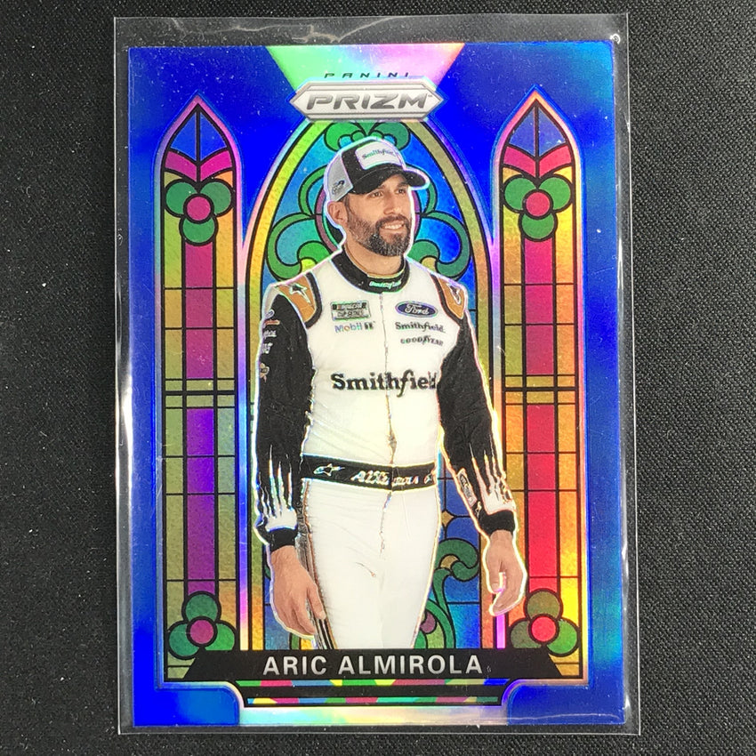 2020 Prizm Racing ARIC ALMIROLA Stained Glass Blue #61	3-Cherry Collectables