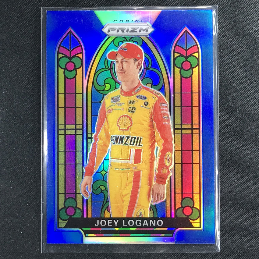 2020 Prizm Racing JOEY LOGANO Stained Glass Blue #65-Cherry Collectables