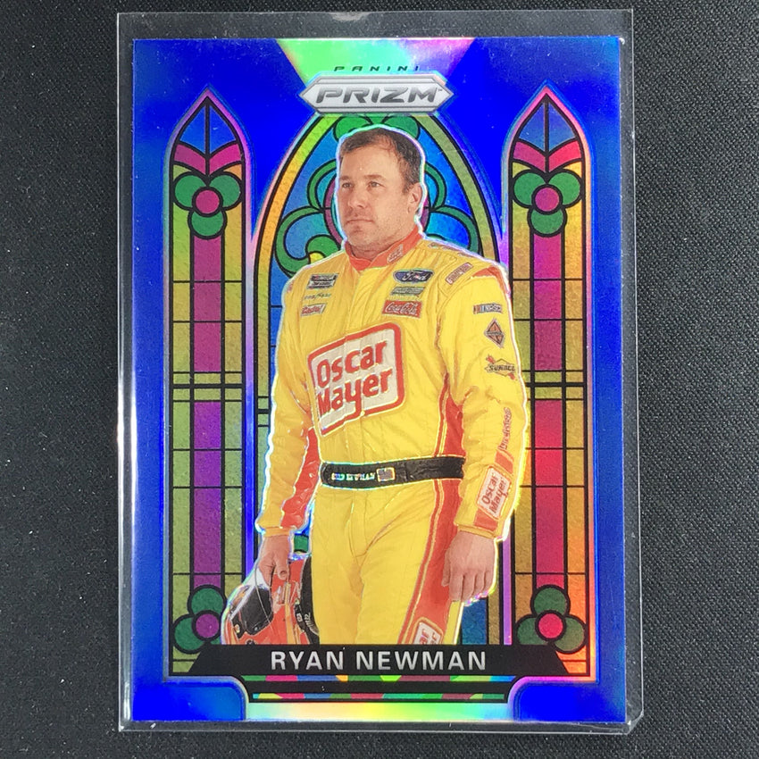 2020 Prizm Racing RYAN NEWMAN Stained Glass Blue #62	3-Cherry Collectables