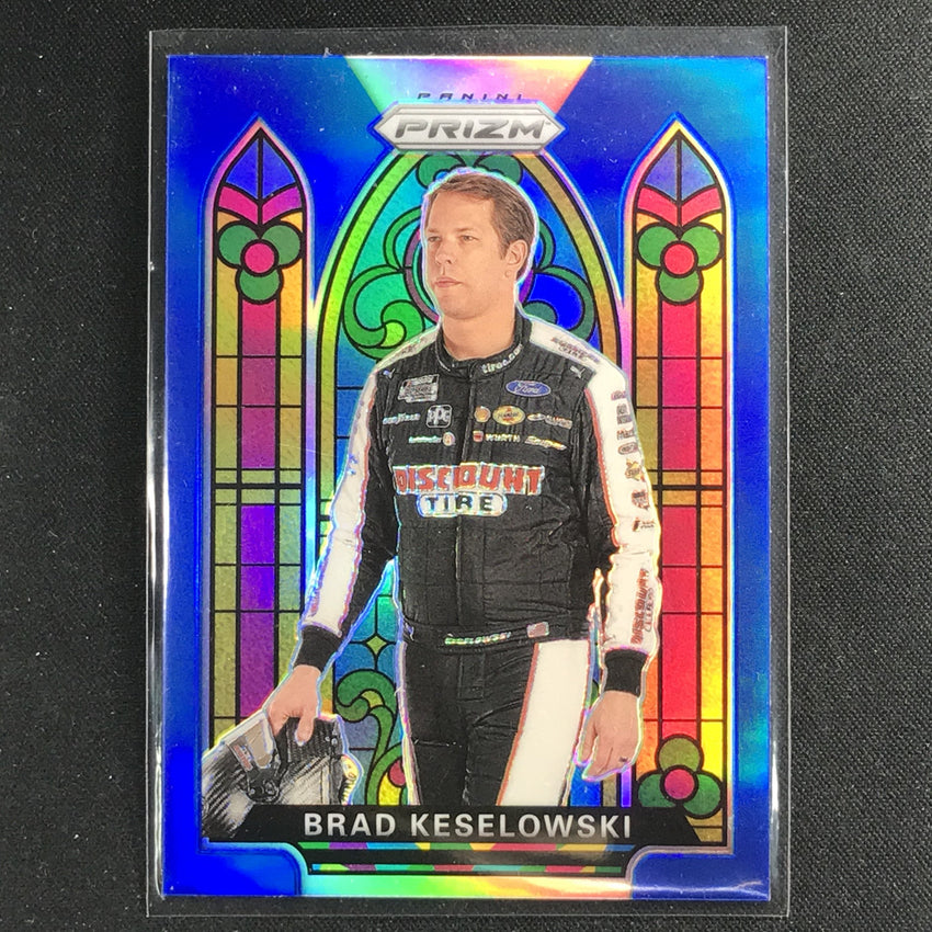 2020 Prizm Racing BRAD KESELOWSKI Stained Glass Blue #64	4-Cherry Collectables