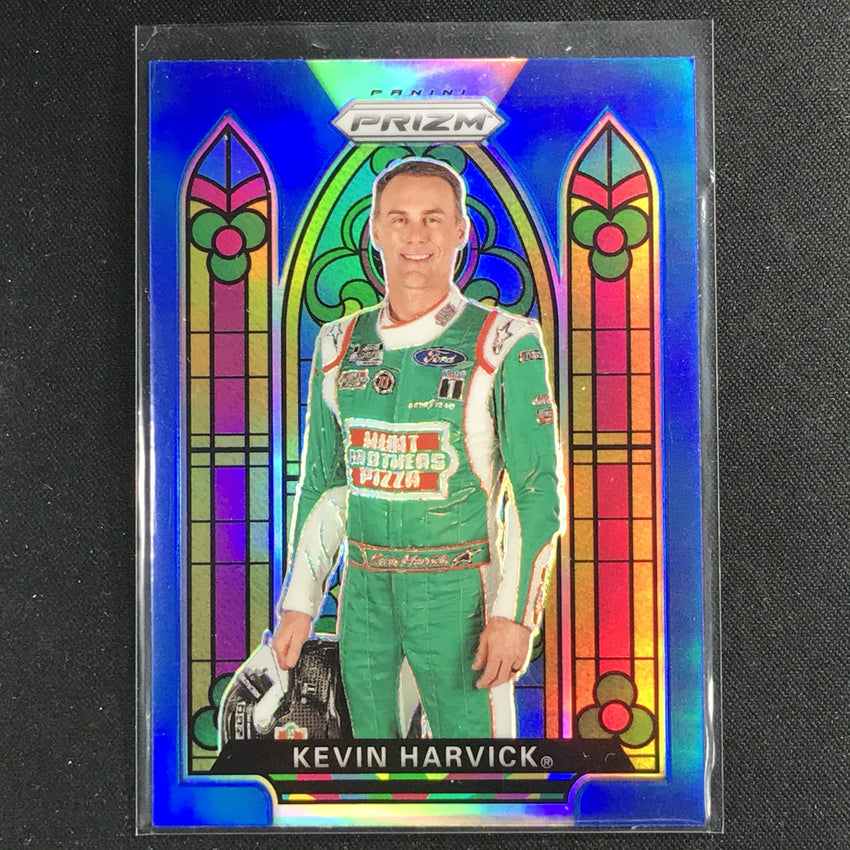 2020 Prizm Racing KEVIN HARVICK Stained Glass Blue #63	2-Cherry Collectables