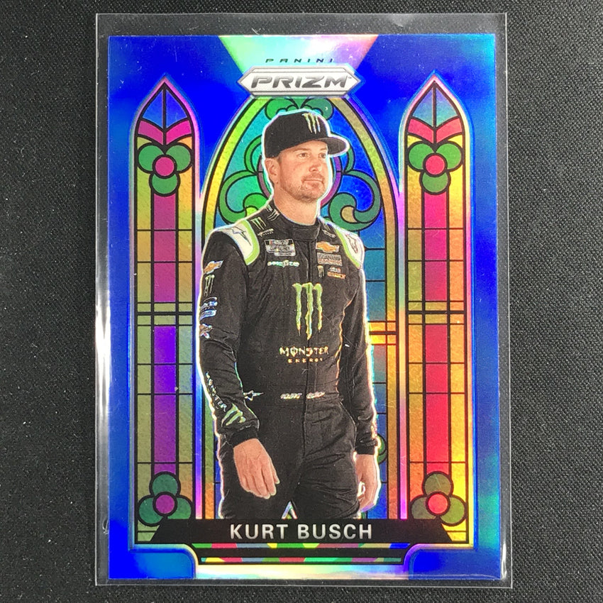 2020 Prizm Racing KURT BUSCH Stained Glass Blue #66-Cherry Collectables