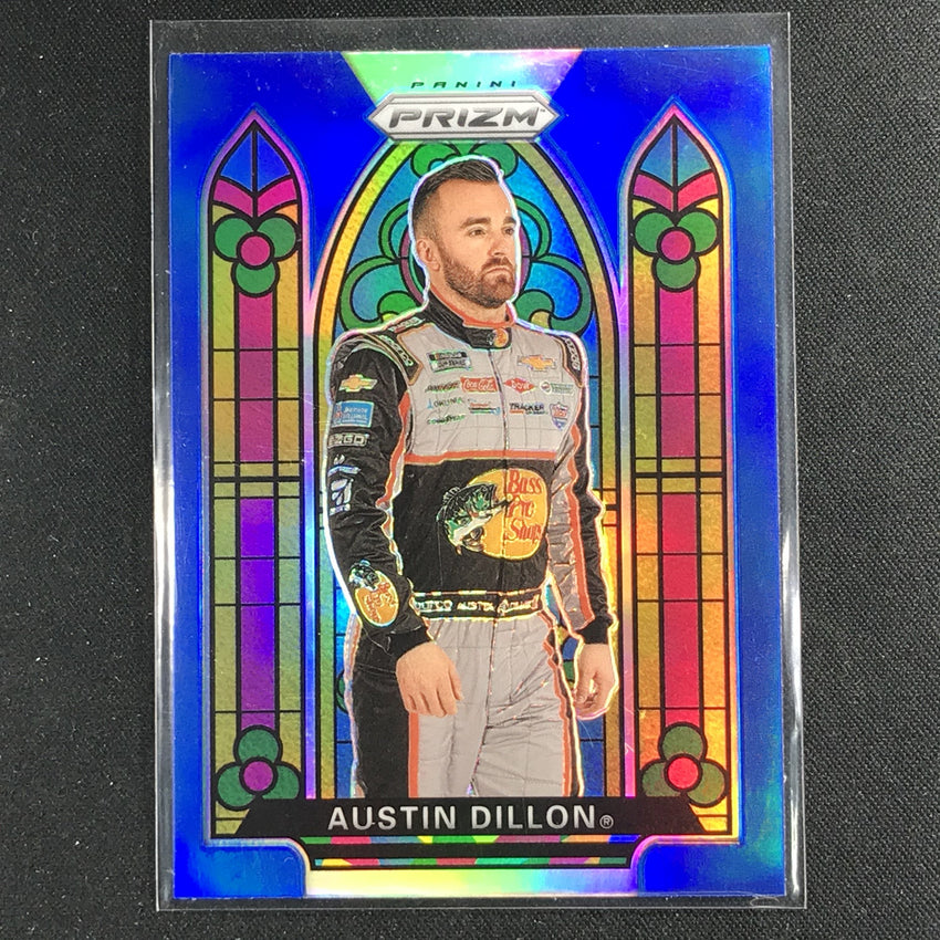 2020 Prizm Racing AUSTIN DILLON Stained Glass Blue #68	2-Cherry Collectables