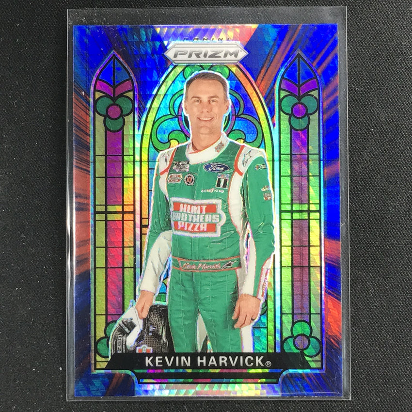 2020 Prizm Racing KEVIN HARVICK Stained Glass Red Blue Hyper #63-Cherry Collectables