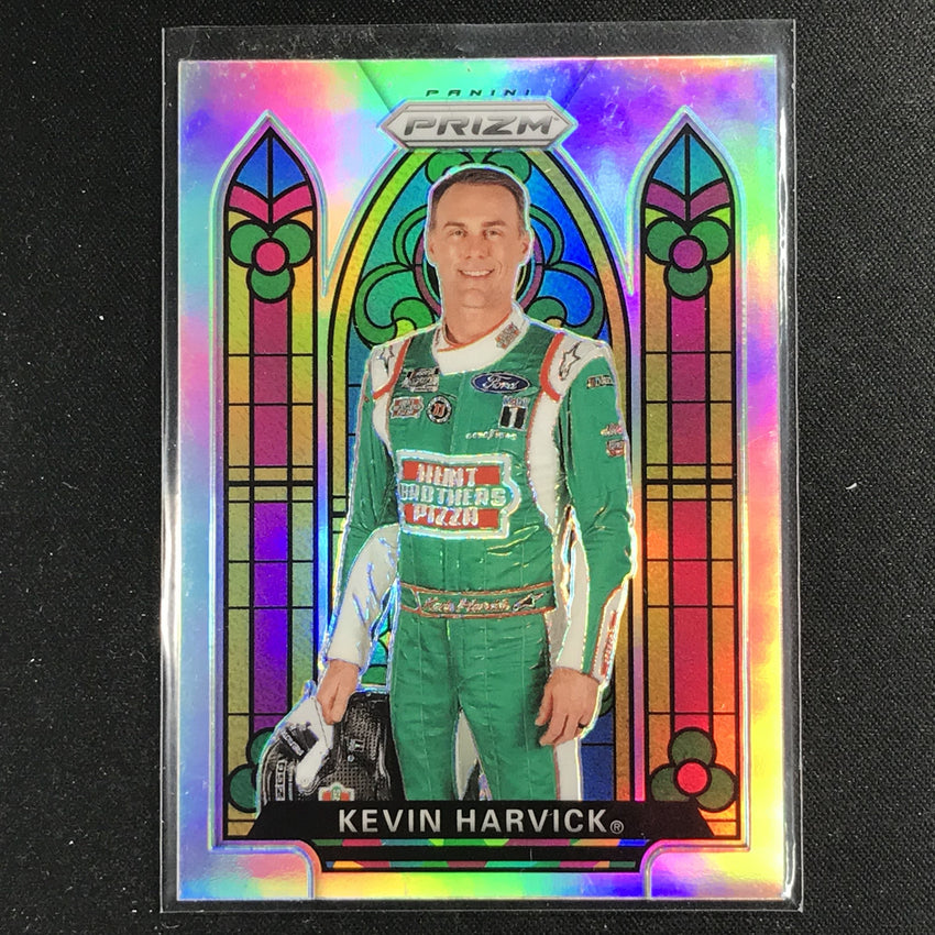 2020 Prizm Racing KEVIN HARVICK Stained Glass Silver #63	3-Cherry Collectables