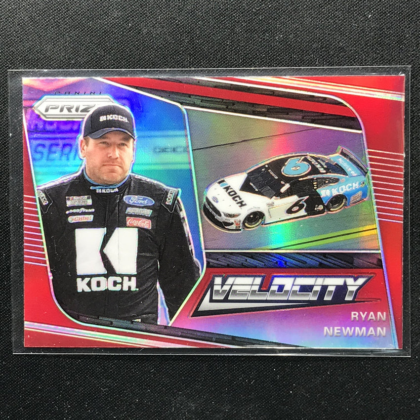 2020 Prizm Racing RYAN NEWMAN Velocity Red #76-Cherry Collectables