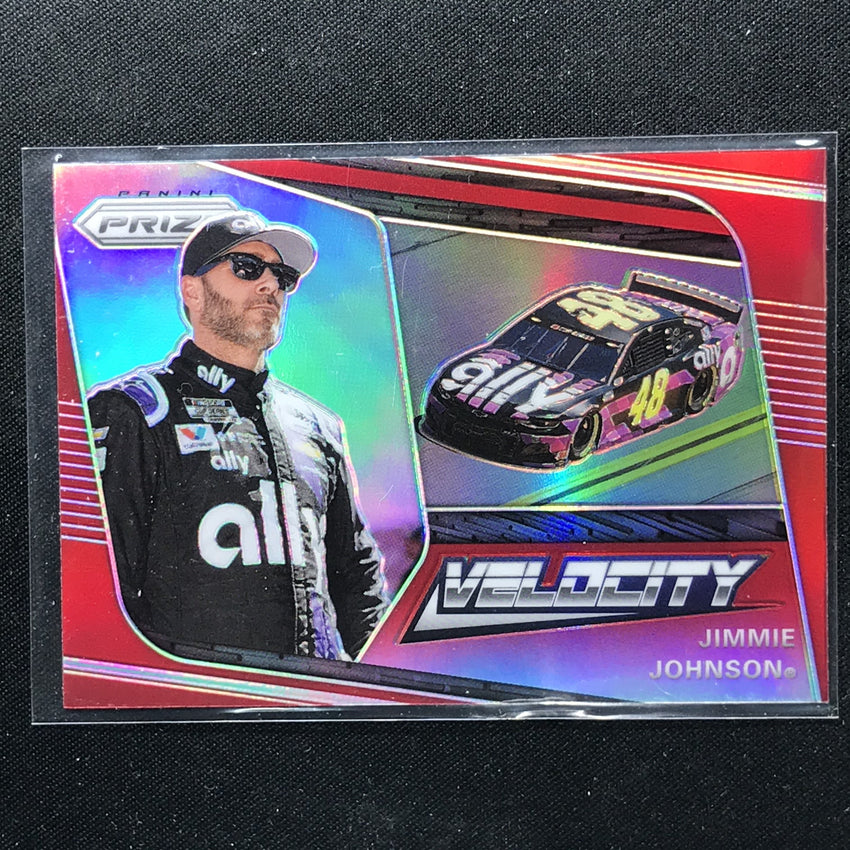 2020 Prizm Racing JIMMIE JOHNSON Velocity Red #79-Cherry Collectables
