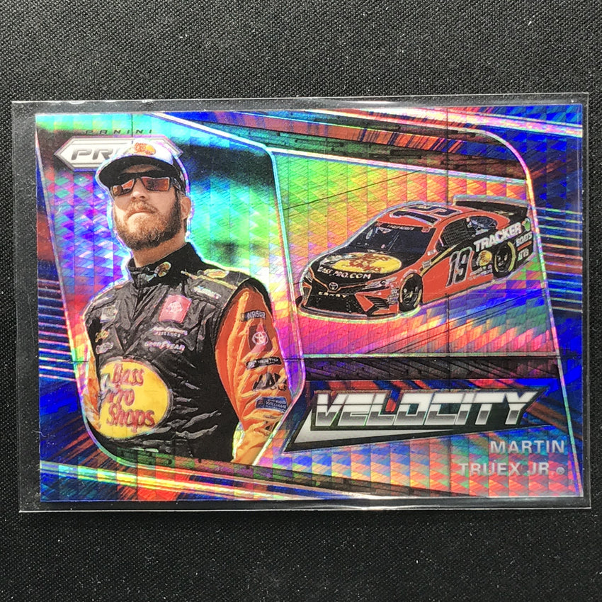 2020 Prizm Racing MARTIN TRUEX JR. Velocity Red Blue Hyper #73-Cherry Collectables