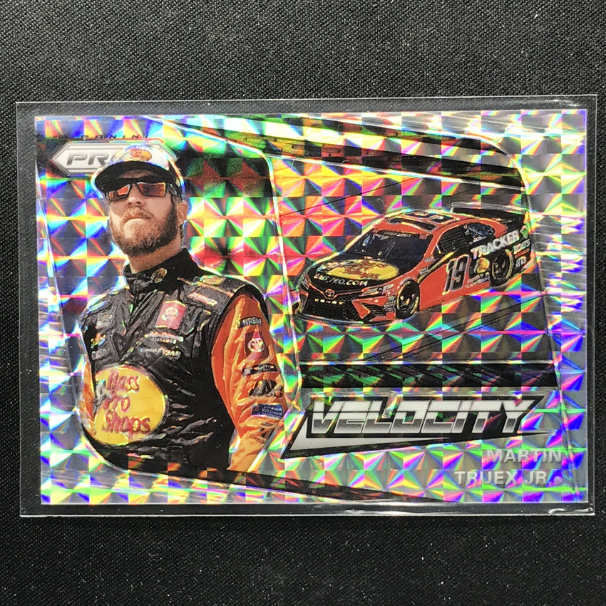 2020 Prizm Racing MARTIN TRUEX JR. Velocity Silver Mosaic 104/199-Cherry Collectables