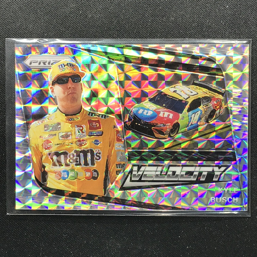 2020 Prizm Racing KYLE BUSCH Velocity Silver Mosaic 190/199-Cherry Collectables