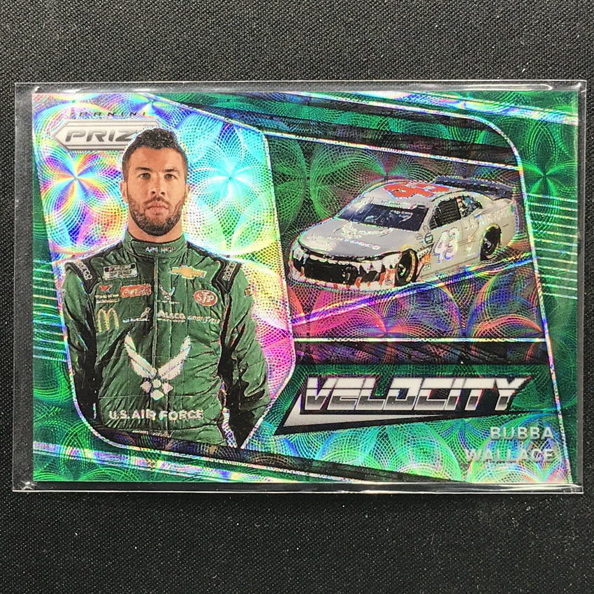 2020 Prizm Racing BUBBA WALLACE Velocity Green Scope 82/99-Cherry Collectables