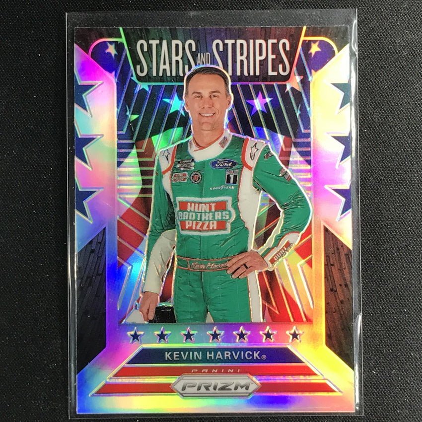 2020 Prizm Racing KEVIN HARVICK Stars and Stripes Silver #3-Cherry Collectables