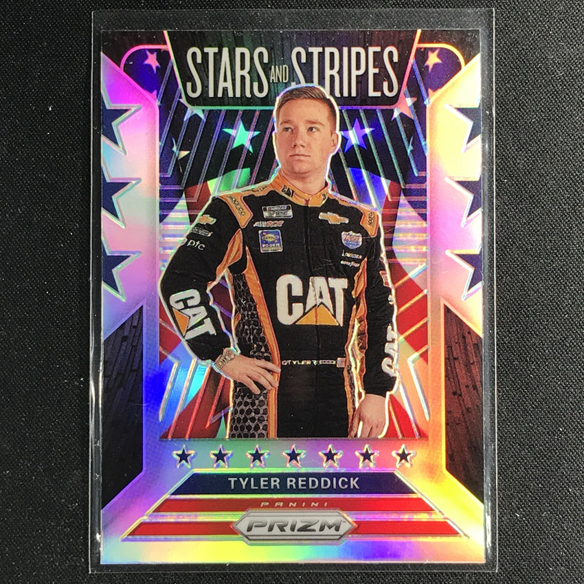 2020 Prizm Racing TYLER REDDICK Stars and Stripes Silver #7-Cherry Collectables