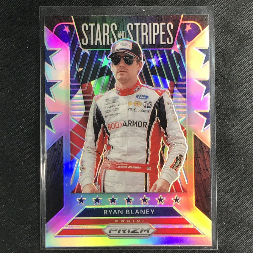 2020 Prizm Racing RYAN BLANEY Stars and Stripes Silver #14-Cherry Collectables