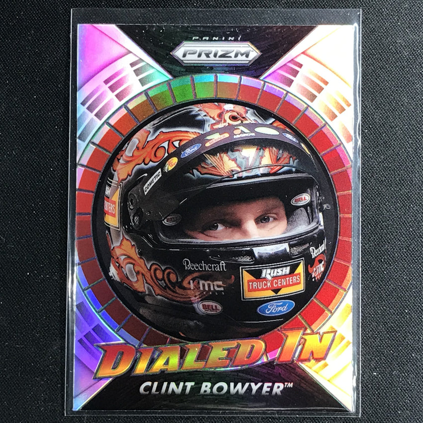 2020 Prizm Racing CLINT BOWYER Dialed In Silver #3-Cherry Collectables