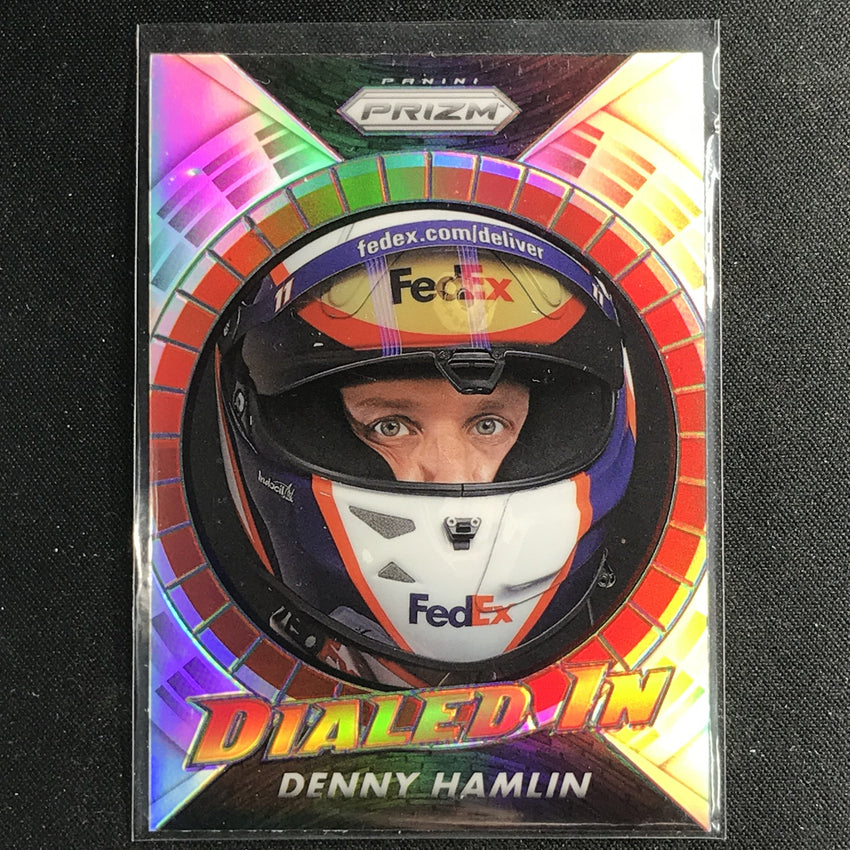 2020 Prizm Racing DENNY HAMLIN Dialed In Silver #8-Cherry Collectables
