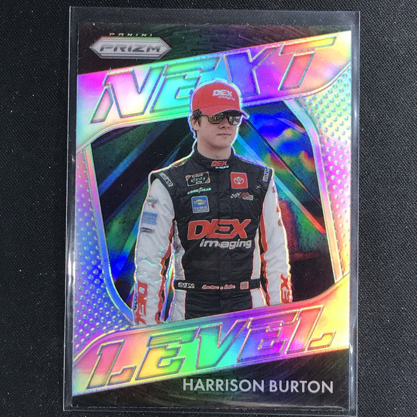 2020 Prizm Racing HARRISON BURTON Next Level Rookie Silver #9-Cherry Collectables