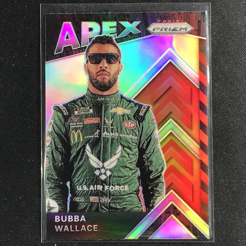2020 Prizm Racing BUBBA WALLACE Apex Silver #8-Cherry Collectables