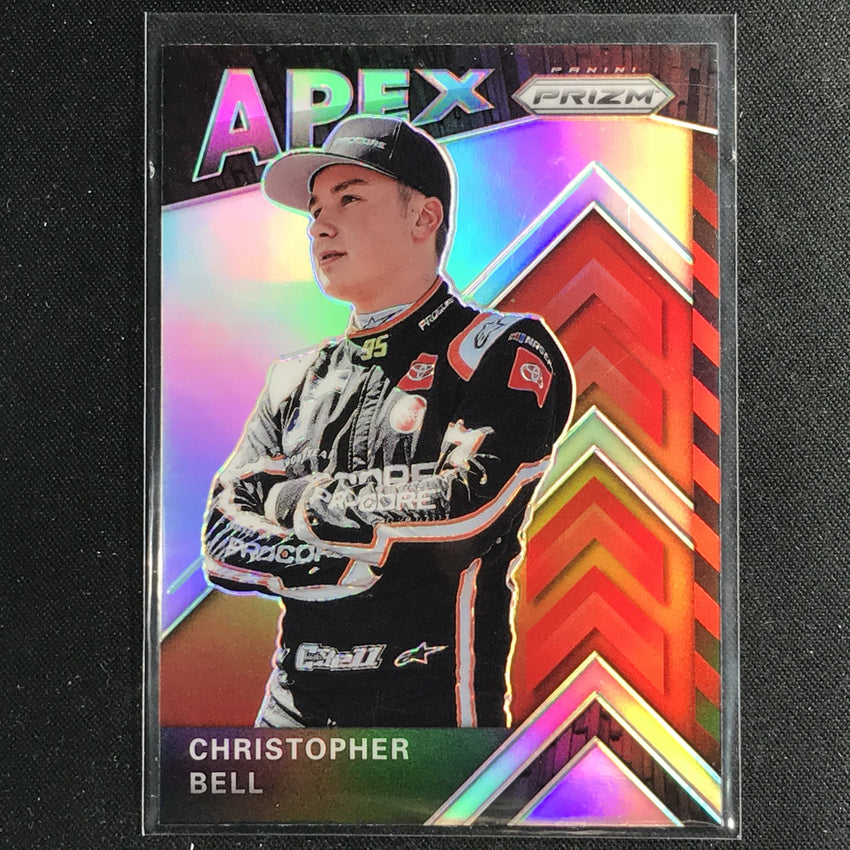 2020 Prizm Racing CHRISTOPHER BELL Apex Silver #6-Cherry Collectables