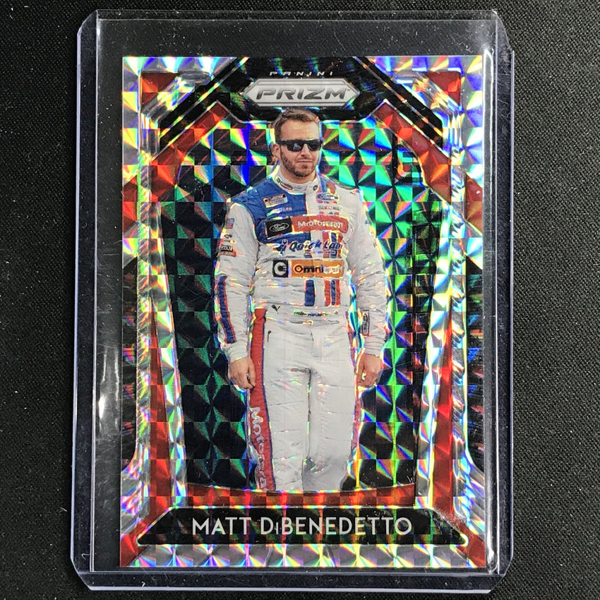 2020 Prizm Racing MATT DIBENEDETTO Base Silver Mosaic 95/199-Cherry Collectables