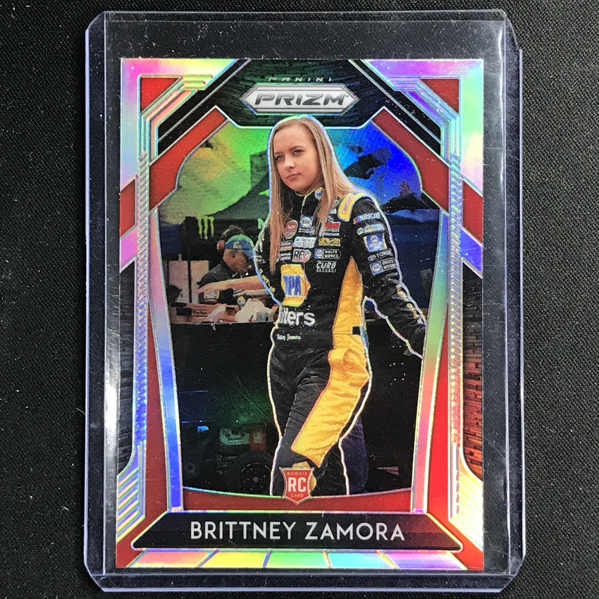 2020 Prizm Racing BRITTNEY ZAMORA Rookie Silver #59-Cherry Collectables