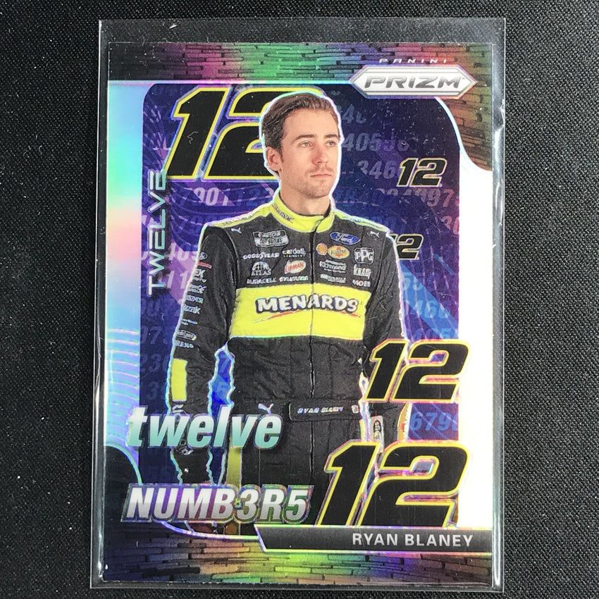 2020 Prizm Racing RYAN BLANEY Numbers Silver #4-Cherry Collectables