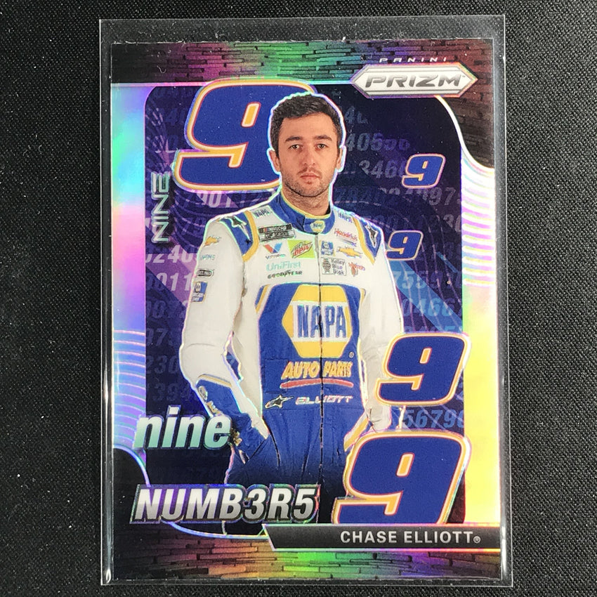 2020 Prizm Racing CHASE ELLIOTT Numbers Silver #6-Cherry Collectables