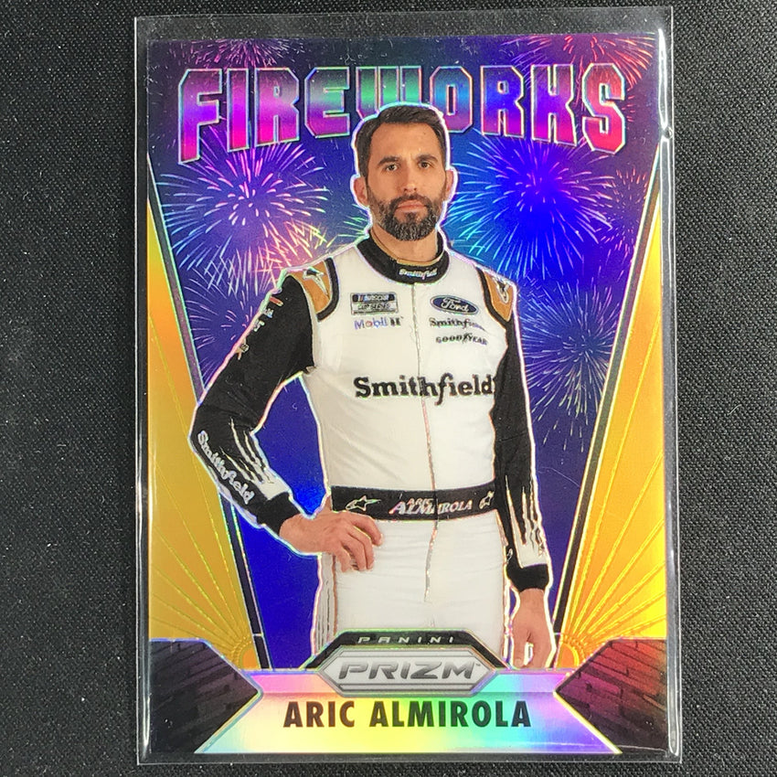 2020 Prizm Racing ARIC ALMIROLA Fireworks Gold 8/10-Cherry Collectables