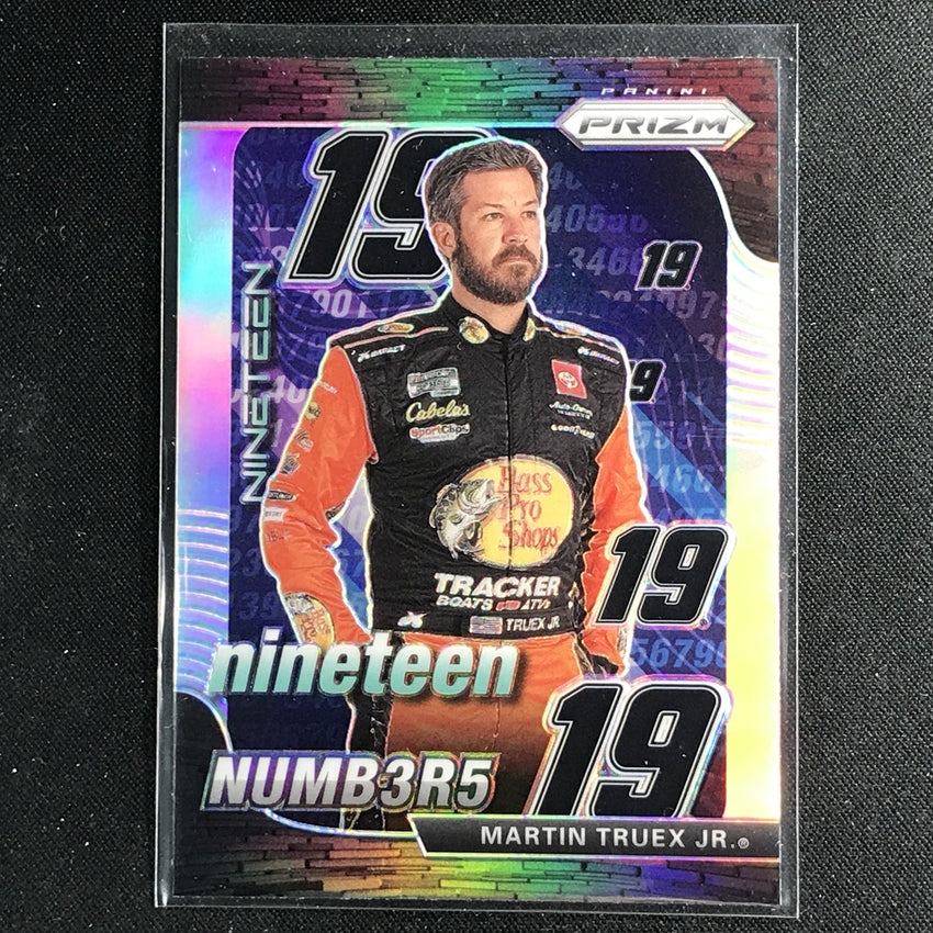2020 Prizm Racing MARTIN TRUEX JR. Numbers Silver #9-Cherry Collectables