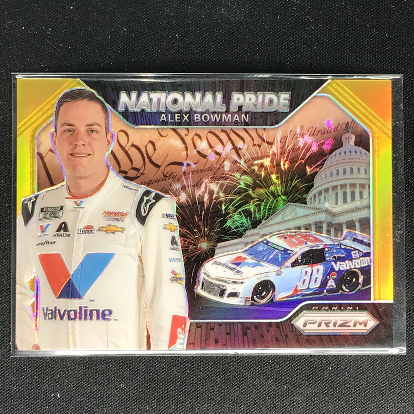 2020 Prizm Racing ALEX BOWMAN National Pride Gold 4/10-Cherry Collectables