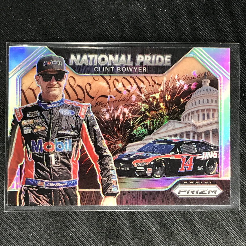 2020 Prizm Racing CLINT BOWYER National Pride Silver #9-Cherry Collectables