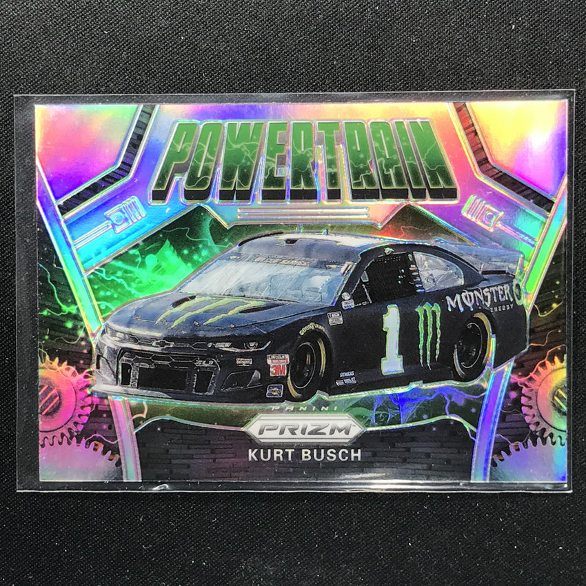 2020 Prizm Racing KURT BUSCH Power Train Silver #82-Cherry Collectables