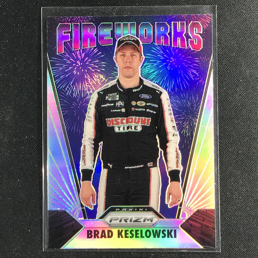 2020 Prizm Racing BRAD KESELOWSKI Fireworks Silver #2-Cherry Collectables