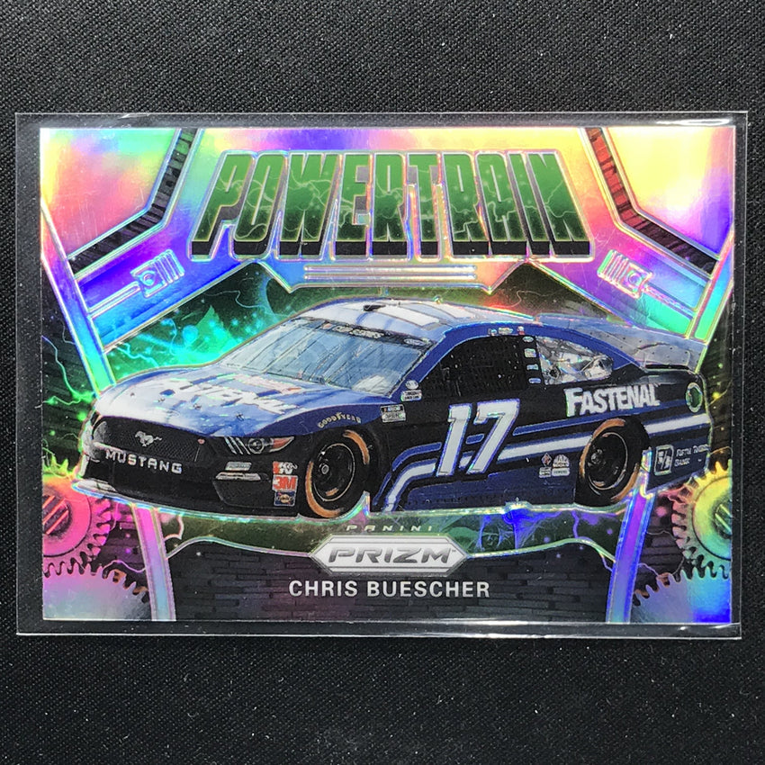 2020 Prizm Racing CHRIS BUESCHER Power Train Silver #88-Cherry Collectables