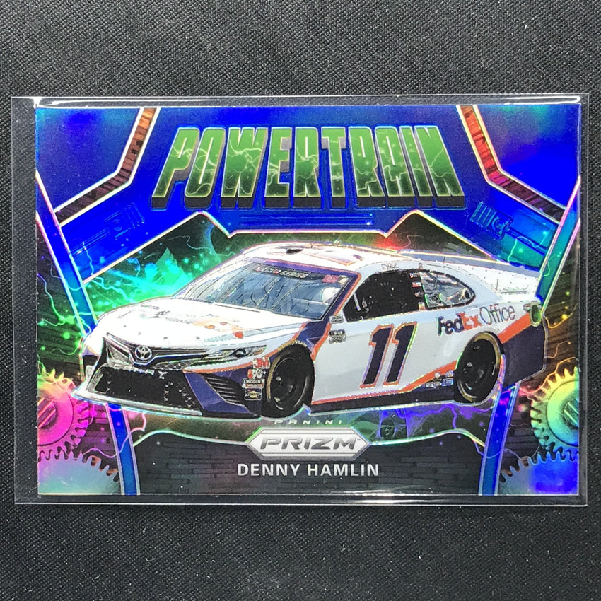 2020 Prizm Racing DENNY HAMLIN Power Train Blue #87-Cherry Collectables