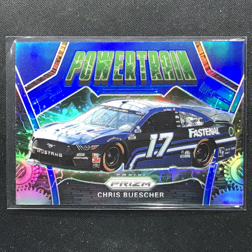 2020 Prizm Racing CHRIS BUESCHER Power Train Blue #88-Cherry Collectables