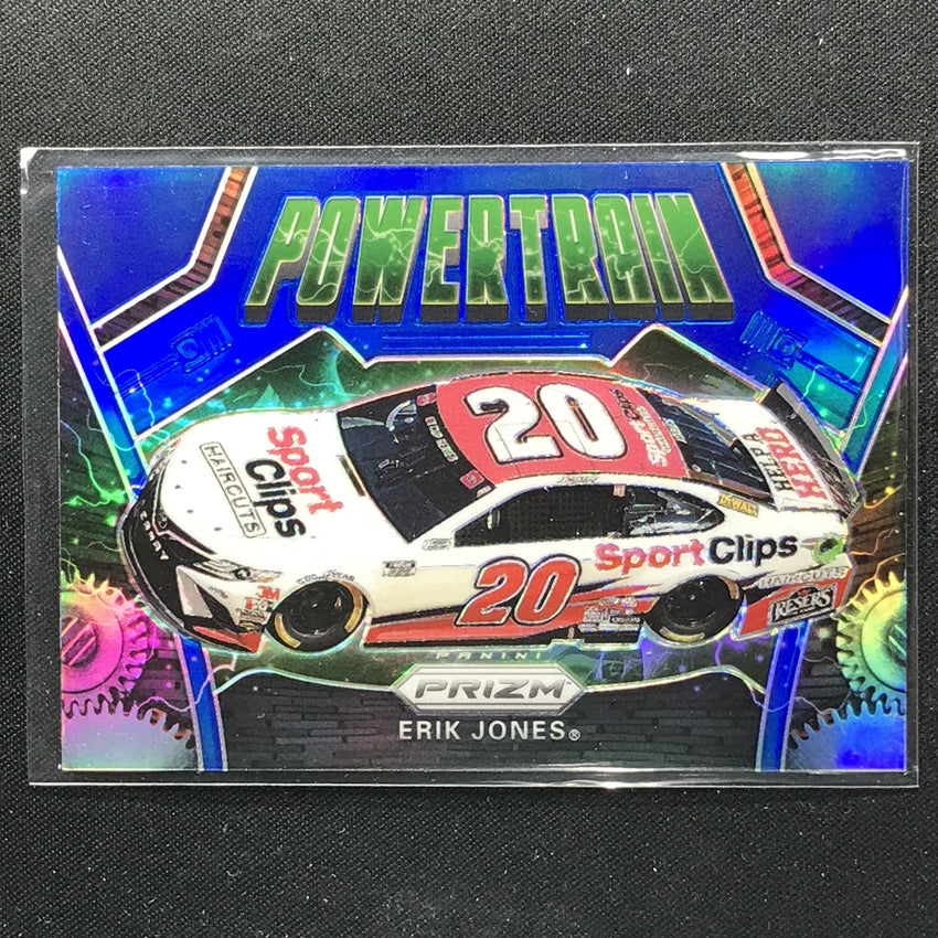 2020 Prizm Racing ERIK JONES Power Train Blue #89-Cherry Collectables