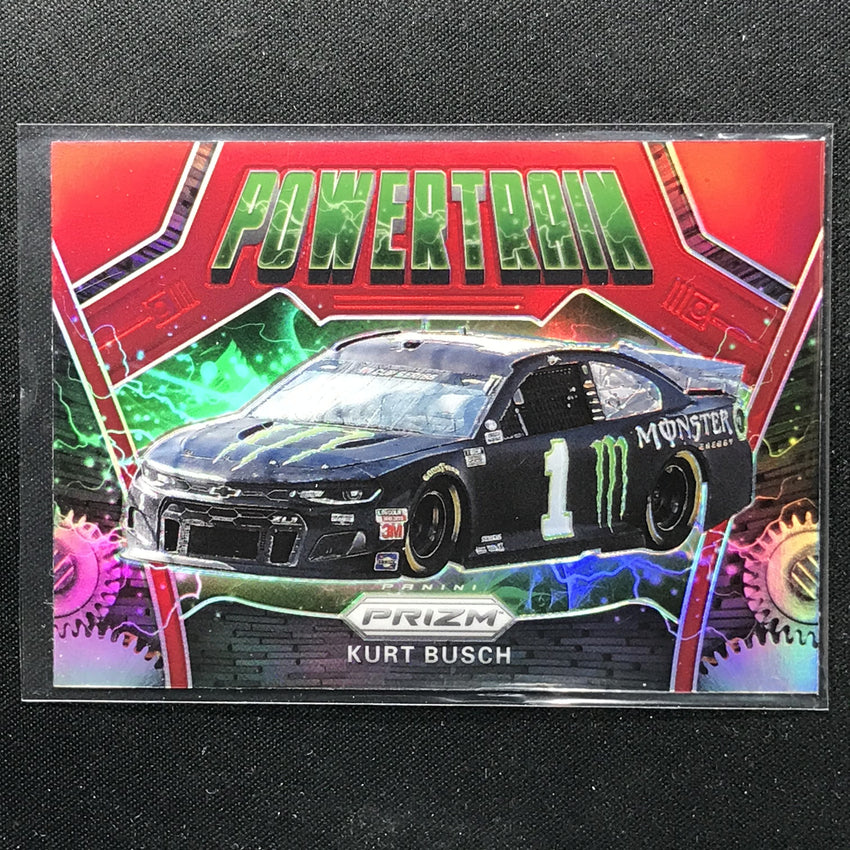 2020 Prizm Racing KURT BUSCH Power Train Red #82-Cherry Collectables