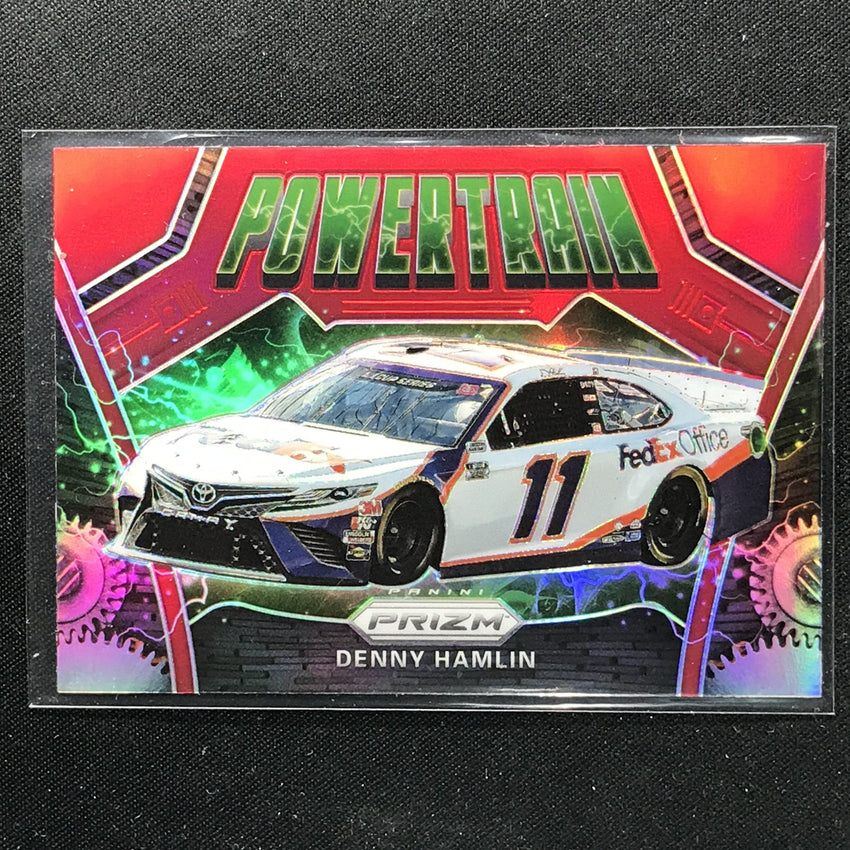 2020 Prizm Racing DENNY HAMLIN Power Train Red #87-Cherry Collectables