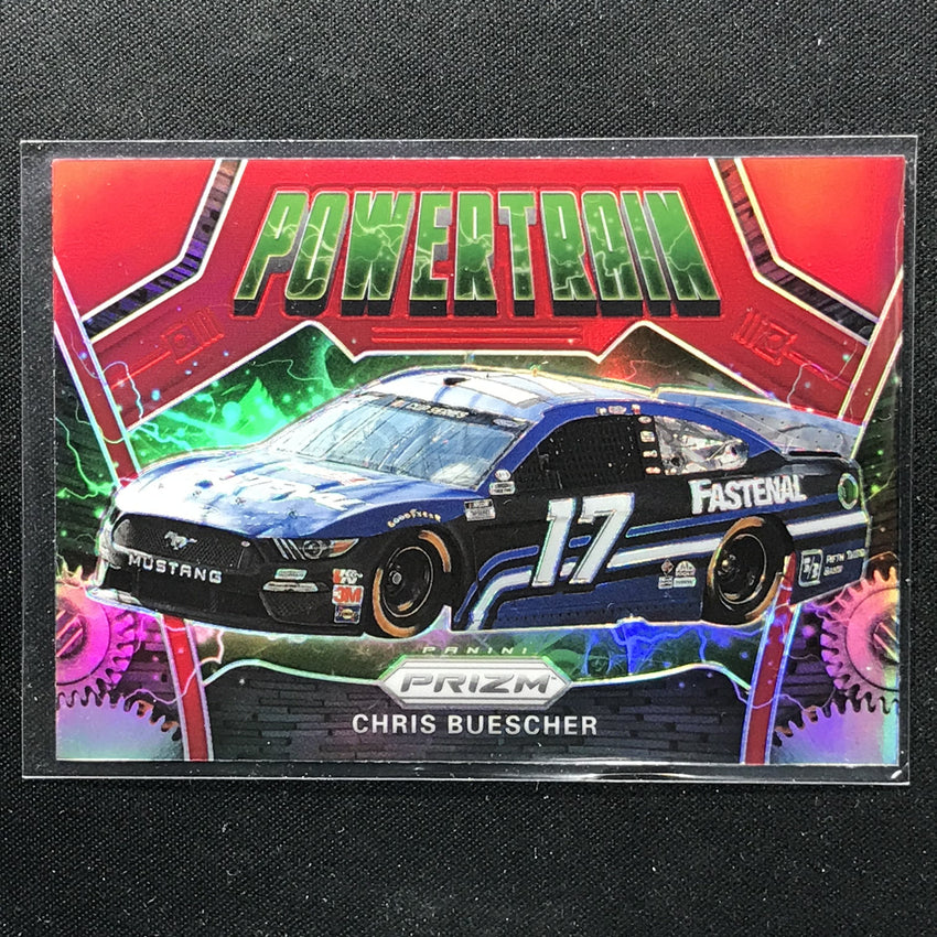 2020 Prizm Racing CHRIS BUESCHER Power Train Red #88-Cherry Collectables