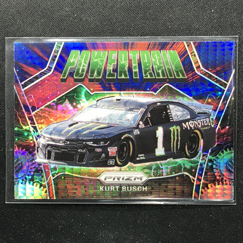 2020 Prizm Racing KURT BUSCH Power Train Red Blue Hyper #82-Cherry Collectables