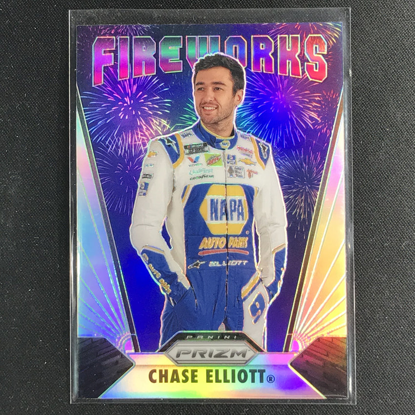 2020 Prizm Racing CHASE ELLIOTT Fireworks Silver #6-Cherry Collectables
