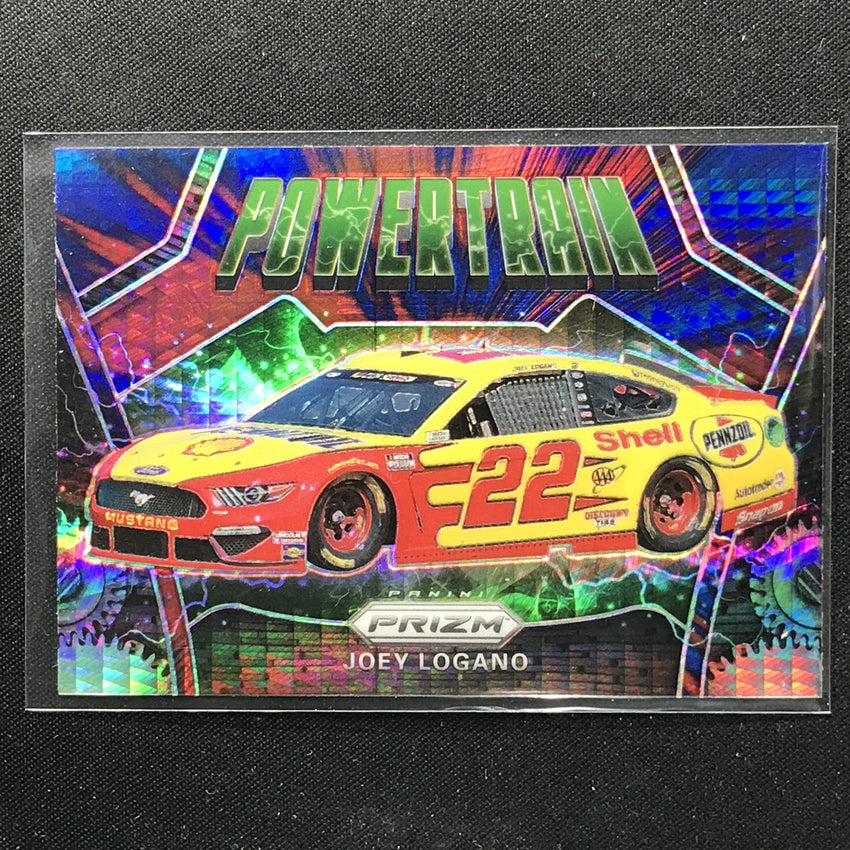 2020 Prizm Racing JOEY LOGANO Power Train Red Blue Hyper #83-Cherry Collectables