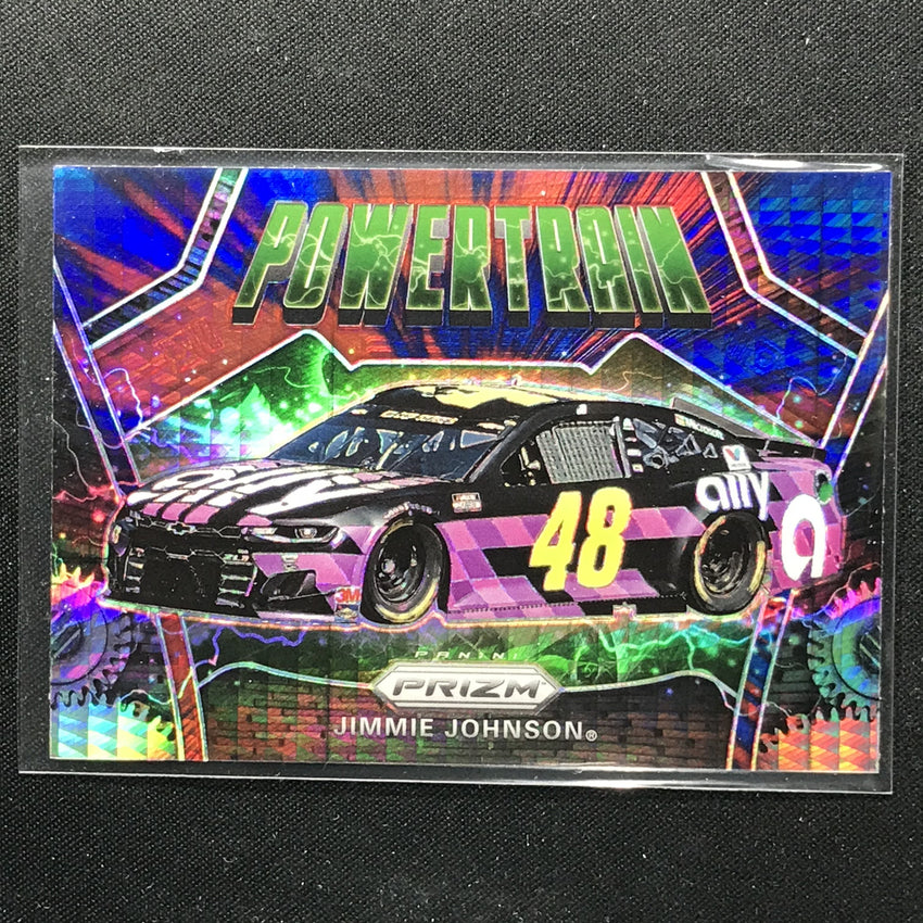 2020 Prizm Racing JIMMIE JOHNSON Power Train Red Blue Hyper #84-Cherry Collectables