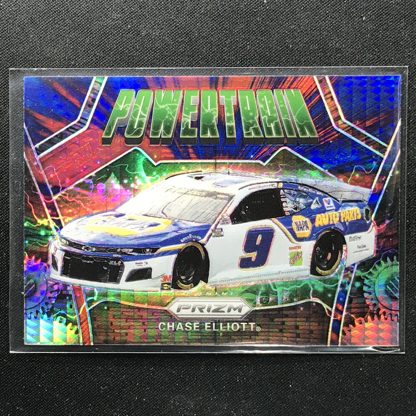 2020 Prizm Racing CHASE ELLIOTT Power Train Red Blue Hyper #85-Cherry Collectables
