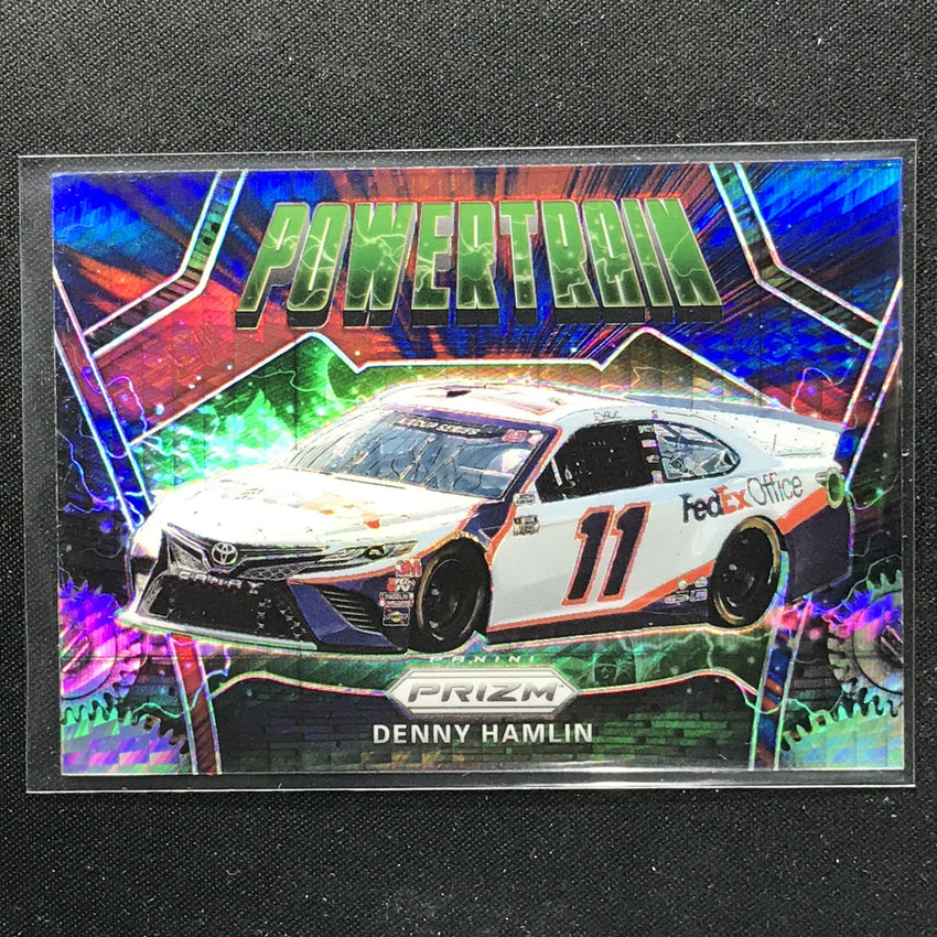 2020 Prizm Racing DENNY HAMLIN Power Train Red Blue Hyper #87-Cherry Collectables