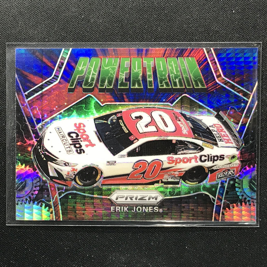 2020 Prizm Racing ERIK JONES Power Train Red Blue Hyper #89-Cherry Collectables